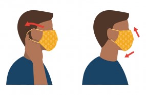 How to wear a mask image