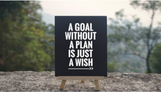 A goal without a plan is just a wish image